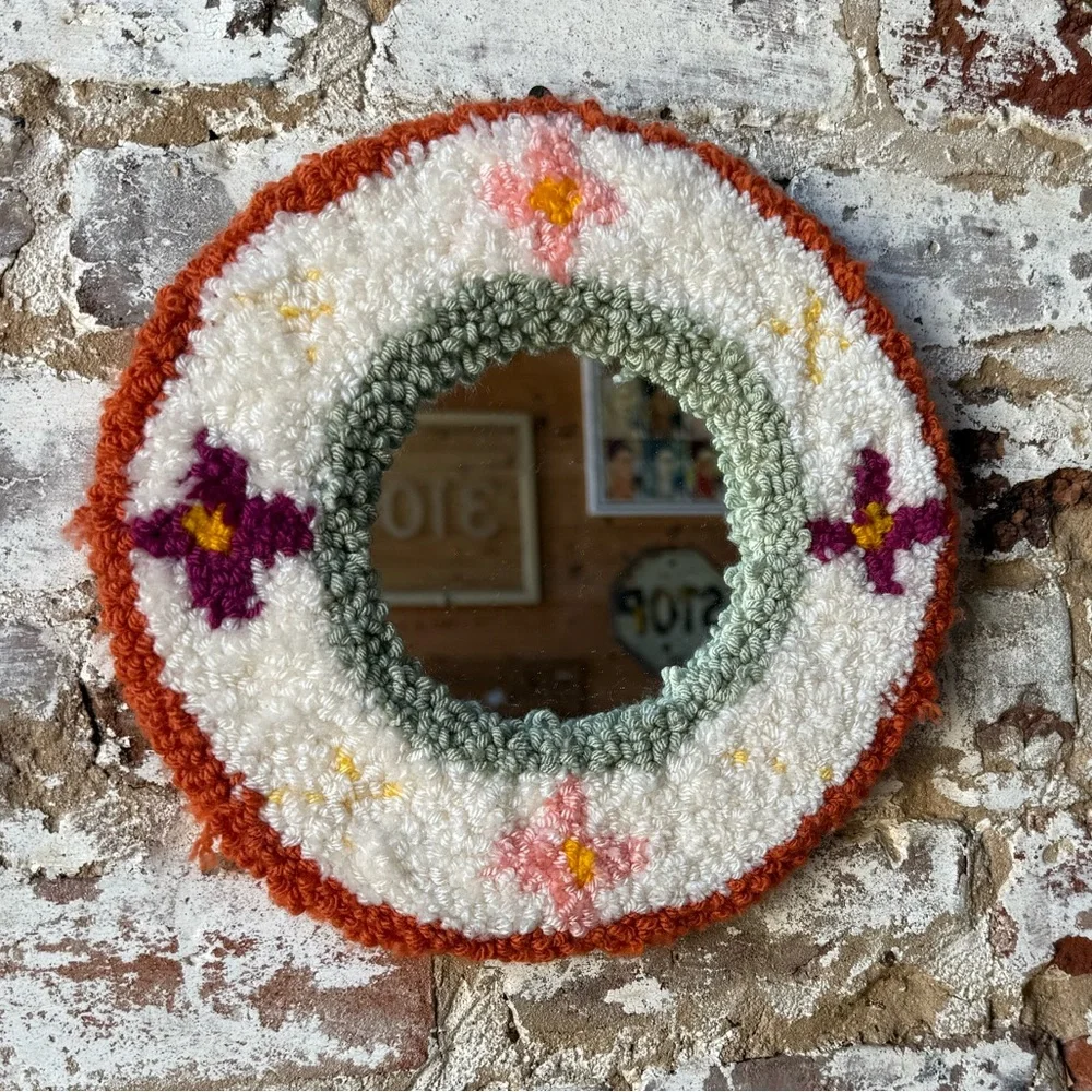 Handmade Tufted Mirror
